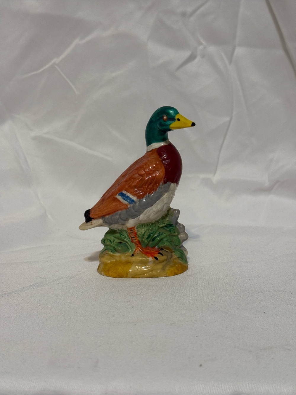 Hand-Painted Mallard Duck Figurine - Multicolor